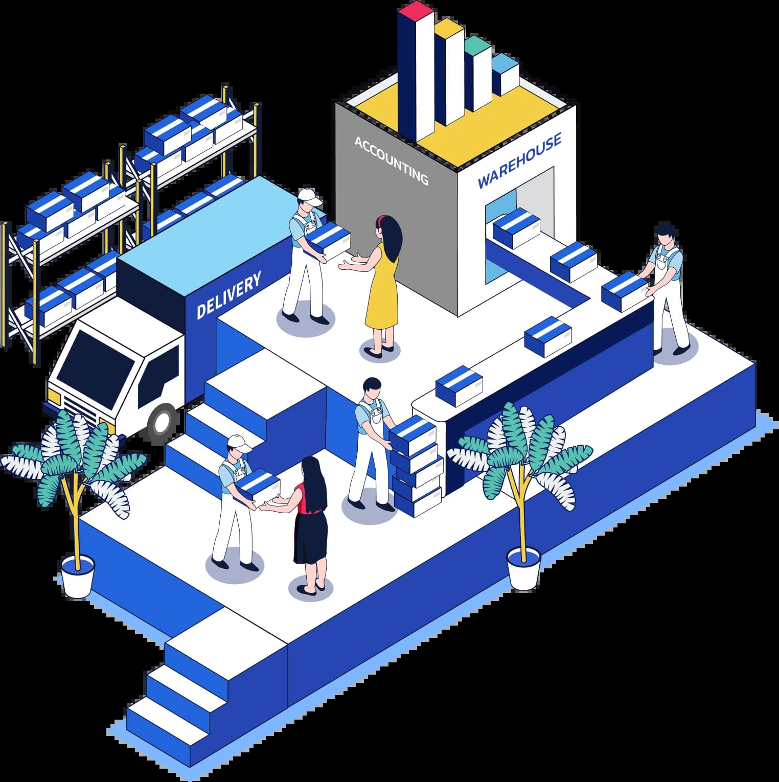 Streamlined workflow illustration